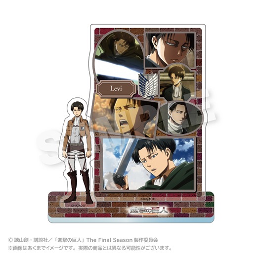 希少 進撃の巨人 リヴァイ エルヴィン アクリルマスコット 新品 進撃の巨人』メモリーズアクリルマスコット リヴァイ【予約】 | 進撃の