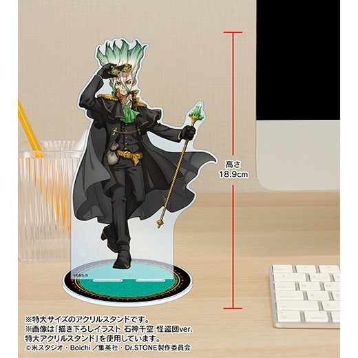 Dr.STONE」描き下ろしイラスト 特大アクリルスタンド/怪盗団ver