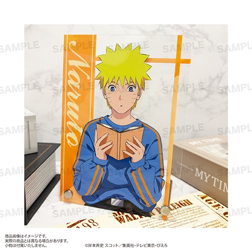 NARUTO キャンバスボード　アクリルパネル NARUTO-ナルト- 疾風伝」A6アクリルパネル（読書ver.）うずまきナルト