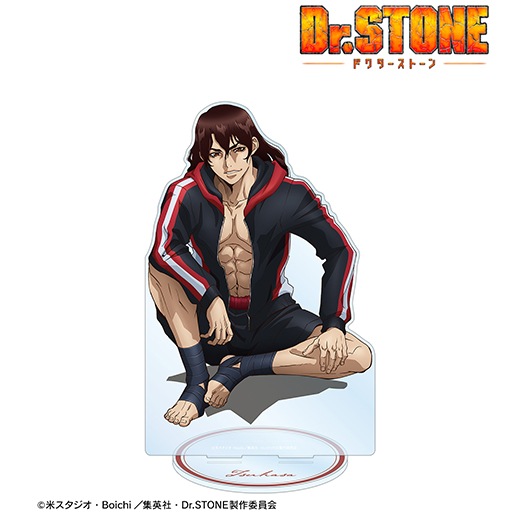 Dr.STONE」描き下ろしイラスト 特大アクリルスタンド/石化前ver