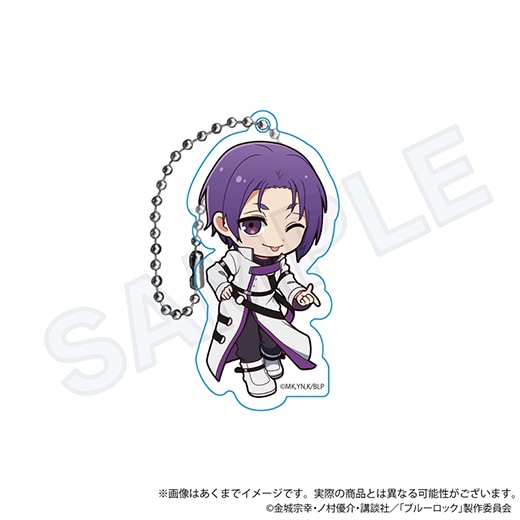 ブルーロック 缶バッジ　アクリルキーホルダー　BOX タクティカルver ブルーロック』 トレーディングミニキャラ缶バッジ タクティカル