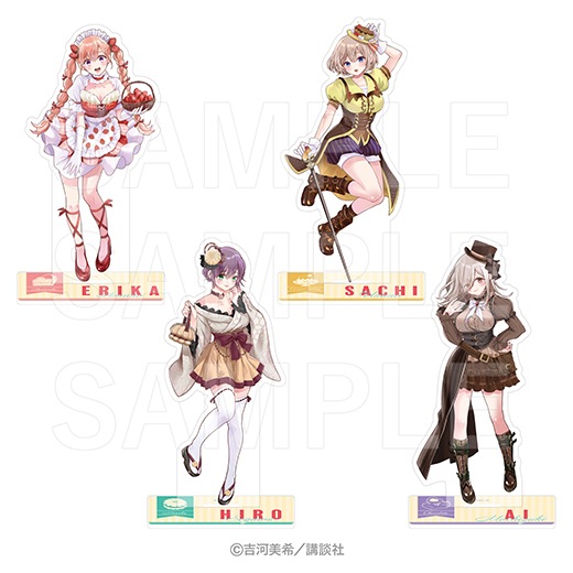 カッコウの許嫁×E-DINER」アクリルスタンド / 描き下ろしイラスト