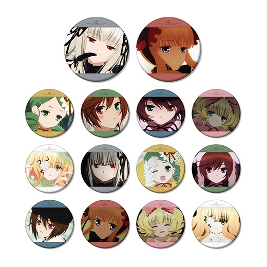 大**様 ローゼンメイデン　コースター/ポストカード/缶バッジ ローゼンメイデン』缶バッジ13/BOX(全7種)(レトロアートイラスト