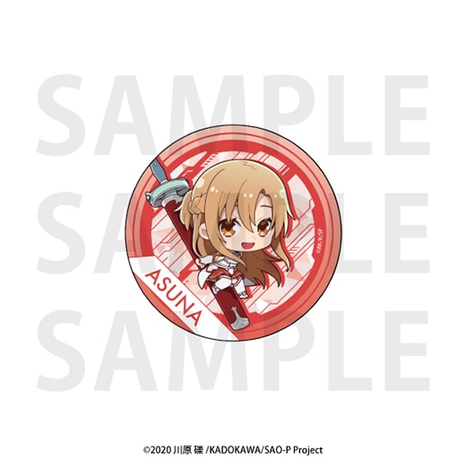 ソードアート・オンライン」トレーディング缶バッジ デフォルメ【BOX