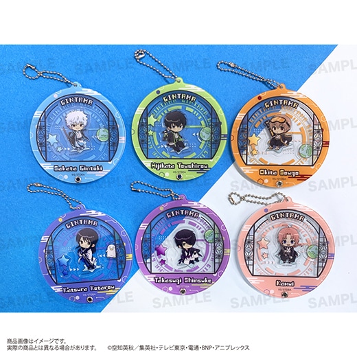 銀魂　サンリオ　神威　しゃかしゃかキーホルダー 銀魂×サンリオキャラクターズ｜アクリルブロックキーホルダー