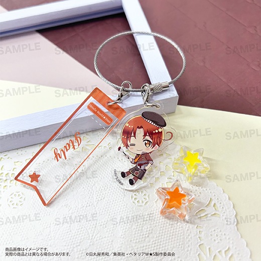 アニメ「ヘタリア World☆Stars」ワイヤーアクリルキーホルダー
