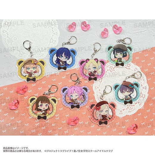 【蓮ノ空女学院スクールアイドルクラブ】ラブライブ！オンゲキアクリルキーチェーン セガより『Link！Like！ラブライブ！×オンゲキ』コラボプライズ