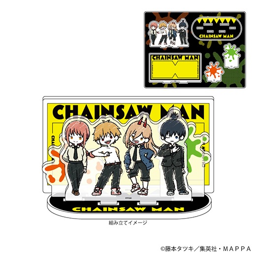 チェンソーマン」アクリルジオラマ/グラフアートイラスト(02/集合
