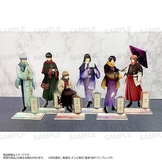 銀魂 アクリルスタンド　屏風風 冬の装い ソフマップ　全6種 銀魂」屏風風アクリルスタンド（冬の装いver.）神威 | 銀魂