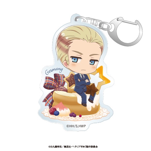 ヘタリア ちぇんコレ キーホルダー 3個セット ヘタリアWorld☆Stars』トレーディングアクリルキーホルダー