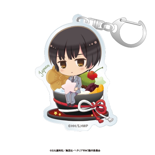 ヘタリア チェキ風トレーディングアクリルキーホルダー ドイツ 独 ヘタリア アクリルキーホルダー 5.イギリス～Suspenders Style