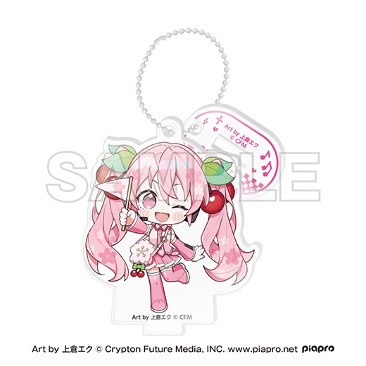 桜ミク×Shibuya Sakura Stage ミニキャラスタンドキーホルダー C【予約