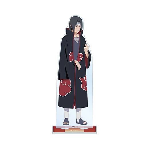 NARUTO 過去と現在　うちはイタチ　うちはサスケ　アクスタ　セリフ付き NARUTO-ナルト- 疾風伝』描き下ろしイラスト 特大アクリルスタンド
