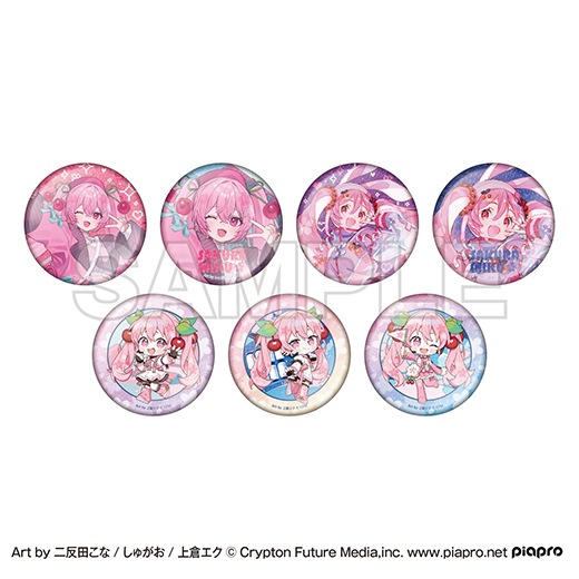 桜ミク×Shibuya Sakura Stage トレーディング缶バッジ(全7種)【BOX