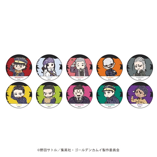 ゴールデンカムイ　缶バッジ　ラバスト　アクリルスタンド等　約120大量まとめ売り 80345-182-