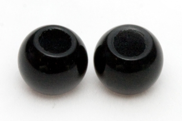 【丸ビーズ】オニキス 6mm (2.5mm穴) 10粒セット売り