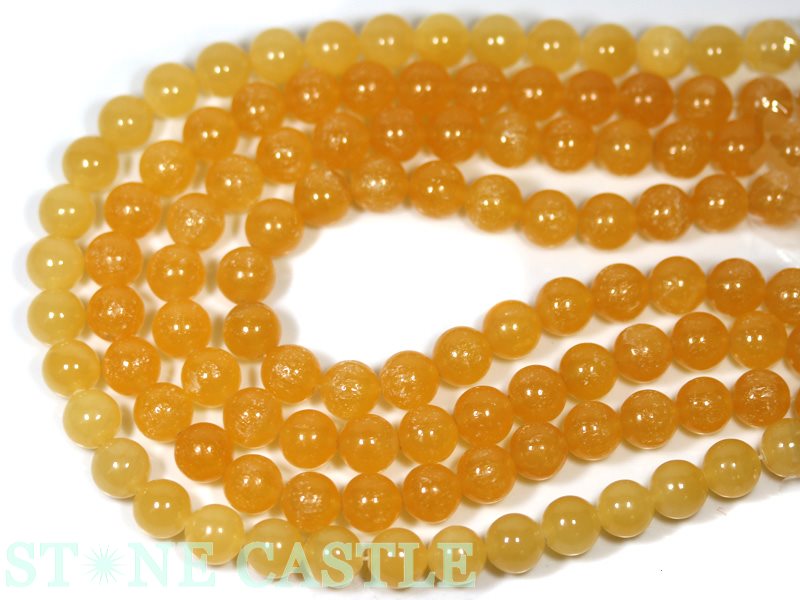 丸ビーズ】オレンジカルサイト 12mm | すべての商品｜パワーストーン卸