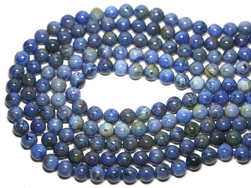 ピカソジャスパー うさぎ ラビット ピカソジャスパー うさぎ ラビット 丸ビーズ】ブルージャスパー 8mm