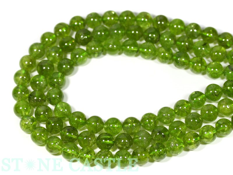 【丸ビーズ】ペリドット (4A) 10mm