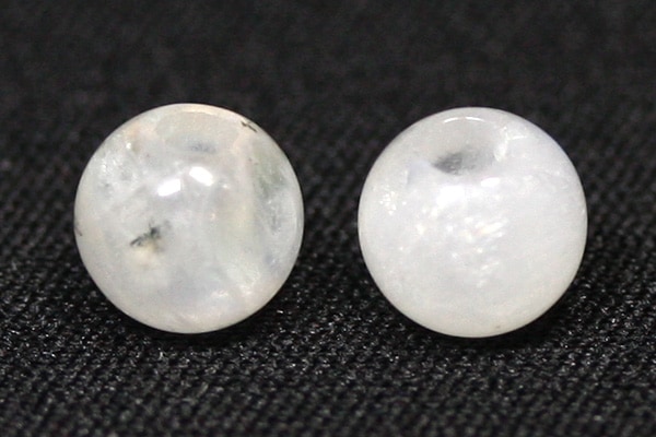 【丸ビーズ】ムーンストーン 6mm (ST) (2.5mm穴) 10粒セット売り