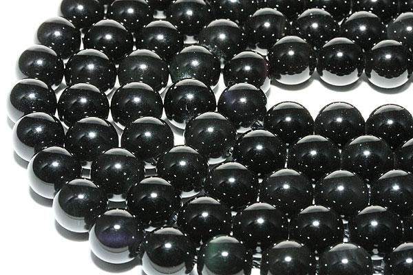 丸ビーズ】レインボーオブシディアン 10mm (ブラジル産) | すべての