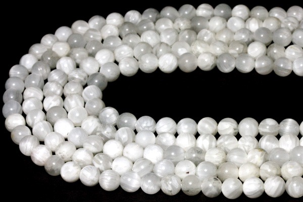 丸ビーズ】スコレサイト (ゼオライト) (3A) 6mm | すべての商品