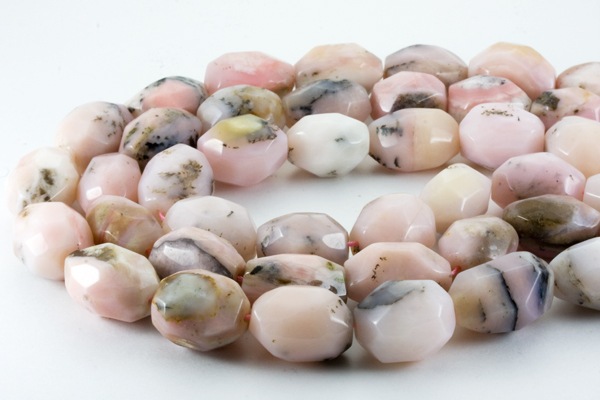 カットビーズ】ピンクオパール タンブルカット 18x15mm | すべての商品 