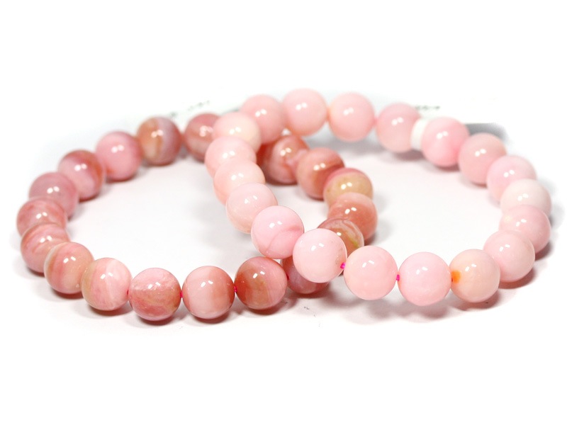☆高品質☆【ブレスレット】ピンクオパール (4A) (約10〜10.5mm)