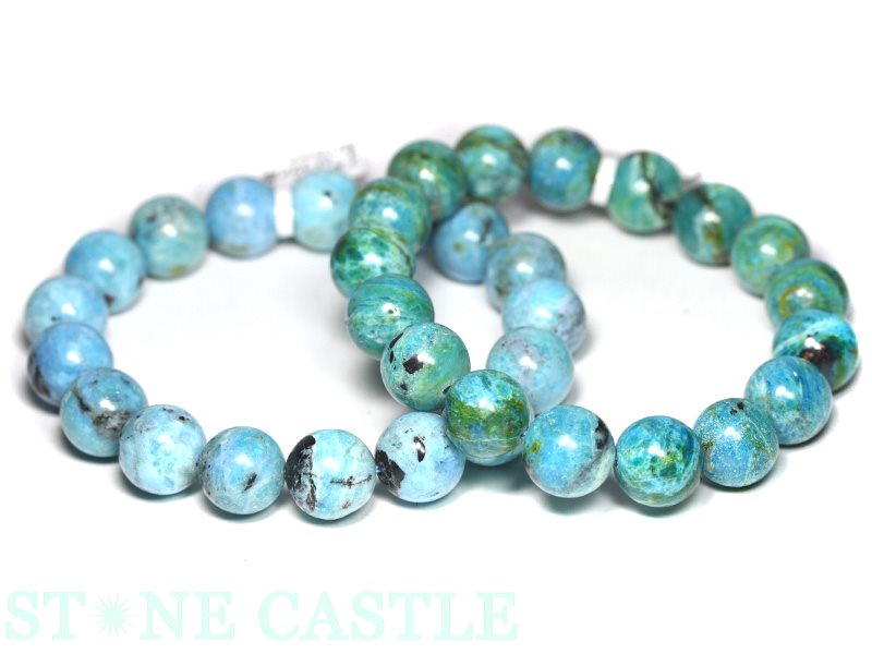 希少 高品質 ブルーオパール ブレスレット 天然石 オーストラリア産 ☆高品質☆【ブレスレット】ブルーオパール (オーストラリア産) (約
