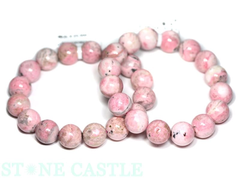 ピンク 天然石 高品質インカローズブレスレット ☆高品質☆【ブレスレット】ベビーピンクインカローズ (約13mm