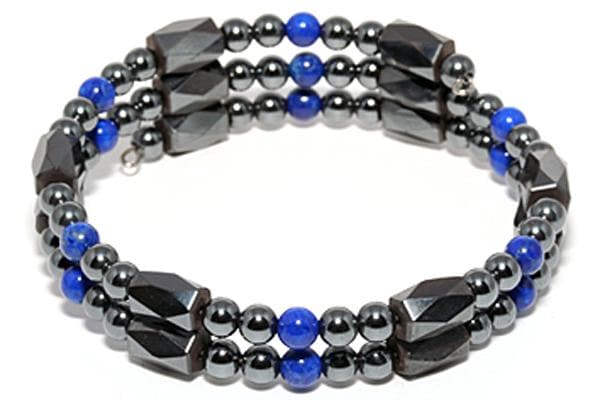 ヘマタイトたんのブレスたん！ タングステン 磁気ブレスレット ヘマタイト ビーズ 回る