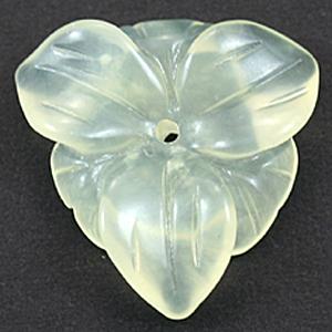 【モチーフビーズ】ハイビスカス ニュージェード