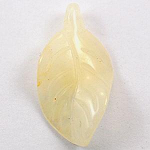 【モチーフビーズ】ひねりリーフ アラゴナイト