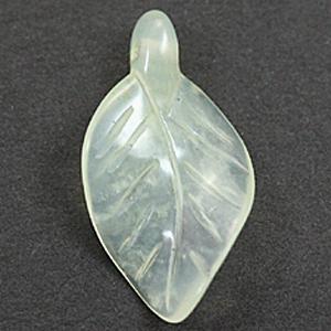 【モチーフビーズ】ひねりリーフ ニュージェード