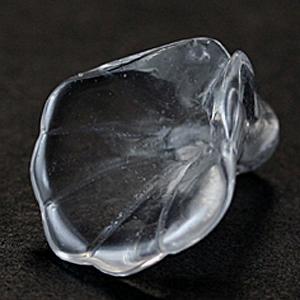 【モチーフビーズ】ラッパ花 水晶