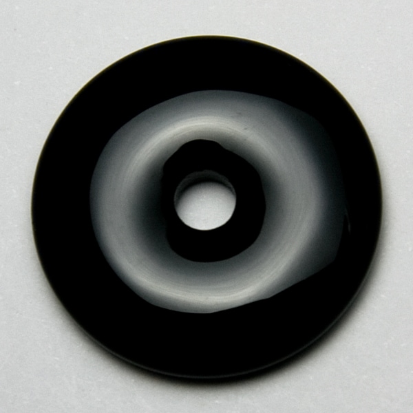 【置き石】ドーナツ型(ピーディスク) 30mm オニキス