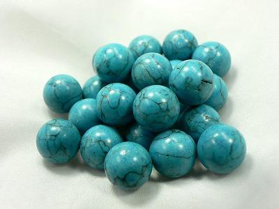 置き石】丸玉 10mm ターコイズ(練り) | すべての商品｜パワーストーン