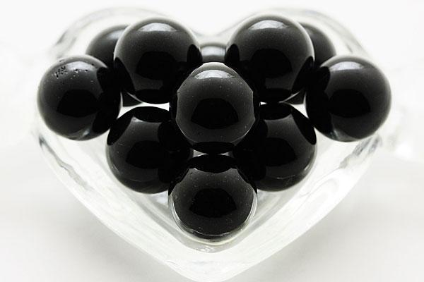 【置き石】丸玉 10mm 黒トルマリン