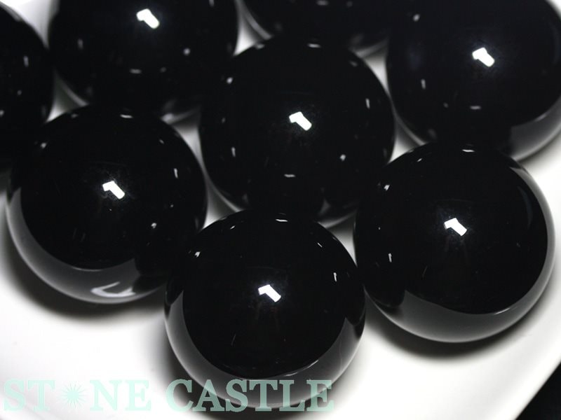 ☆高品質☆【置き石】丸玉 モリオン(天然黒水晶) (AAA) (約30〜31mm) (鑑別済) ※DM便・ネコポス不可※