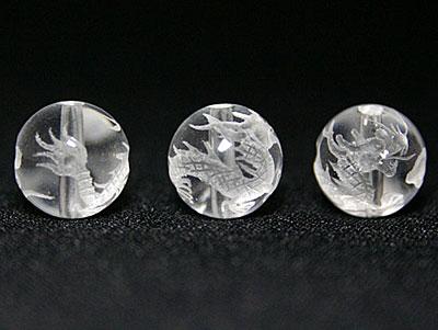 彫刻ビーズ】水晶 10mm (素彫り) 五爪龍 | すべての商品