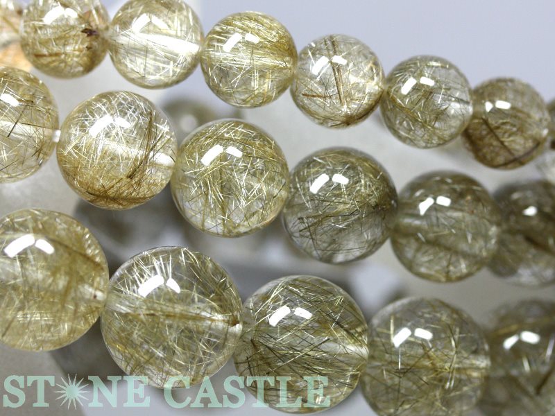 ☆高品質☆【ブレスレット】シルバールチルクォーツ (3A) (約14.5〜15mm) (ケース付)