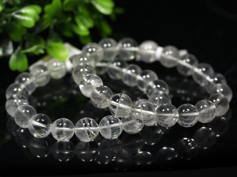 ☆高品質☆【ブレスレット】レムリアン水晶 (ロシア産) (約10.5