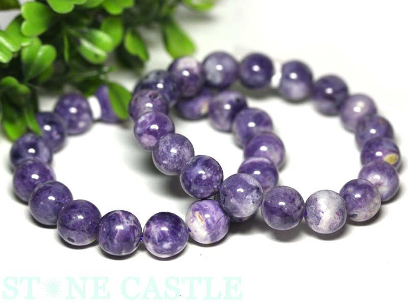 ☆高品質☆【ブレスレット】ティファニーストーン (5A) (約12～12.5mm 