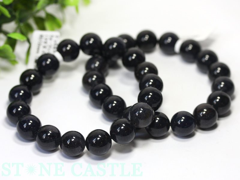 ☆高品質☆【ブレスレット】デュモルチェライトクォーツシスト (約12mm 