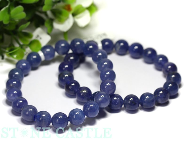 ☆高品質☆【ブレスレット】タンザナイト (3A) (約10.5～11mm 