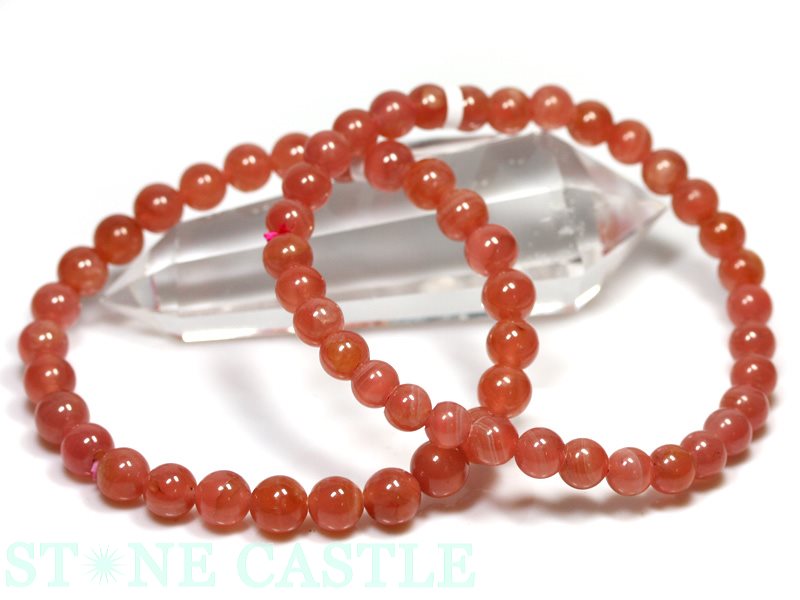 ☆高品質☆【ブレスレット】ペルー産インカローズ (3A) (約7〜7.5mm)