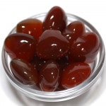 【置き石】ハート型 S 約20mm レッドメノウ