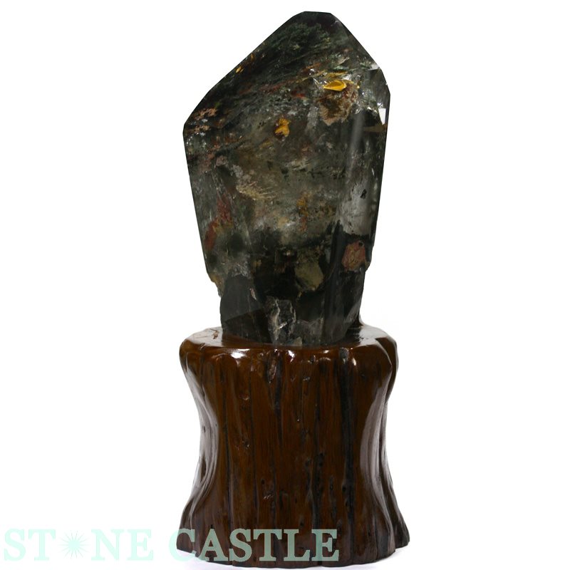 ☆原石一点物☆【原石】四季ガーデンクォーツ (台付) No.19