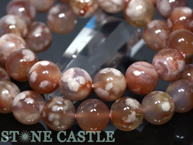 ☆高品質☆【ブレスレット】桜瑪瑙 (2A) (約12～12.5mm) | すべての
