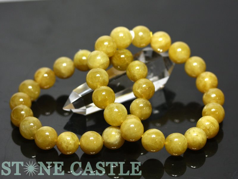 ☆高品質☆【ブレスレット】ゴールデンベリル (2A) (約12～12.5mm